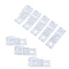 Roller Shade Chain Safety Clips 8 Pack Clear Cord Guide,