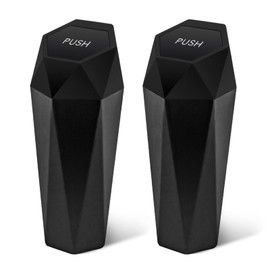 2 Piezas Bote de Basura del Coche,Bote de basura para Auto, Portátil Cubo de Basura a Prueba de Fugas, Contenedor de Basura con Tapa para Oficina Hogar Cocina y Vehículo