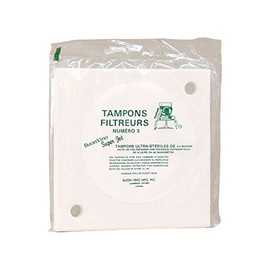 Buon Vino Super Jet Wine Purifier Filter Pads 5-Count (Pack of 3), #3 Sterile Filters for Sediment, Home Brewing Supplies, Filtration System Accessories for Wine Starter Kit