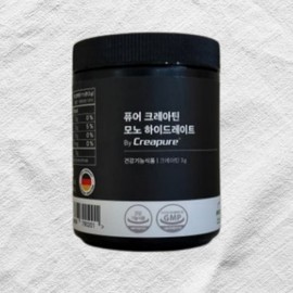 Jambaeki Pure Creatine Monohydrate, 300g, 3 boxes / 잠백이 퓨어 크레아틴 모노 하이드레이트, 300g, 3박스