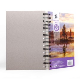 TBC The Best Crafts 30 sheets 5.5 x 8.5 inch watercolour book with spiral binding for children adults artists