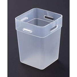 Shoe Organizing Cup, Clear, S Size (2.4 x 2.4 x H 3.1 inches (6.2 x 6.2 x 8 cm), Pack of 4