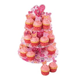 KitchenCraft Let’s Make Heart Design Cupcake Stand Set