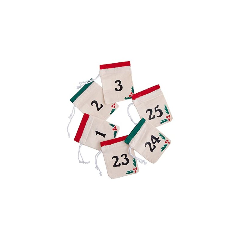 Iron-On Countdown Numbers - 25 Pieces