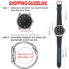 Hemsut Leather with Nylon Watch Strap 18 mm 20 mm