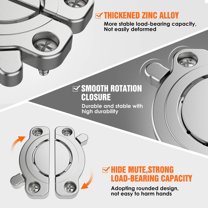 MDKAVE Heavy Duty Table Buckle Connectors,Table Leaf Locks and Latches