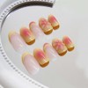 ONPRESS 24 Uñas Postizas De Verano, Cortas, Almendradas, Con Diseño