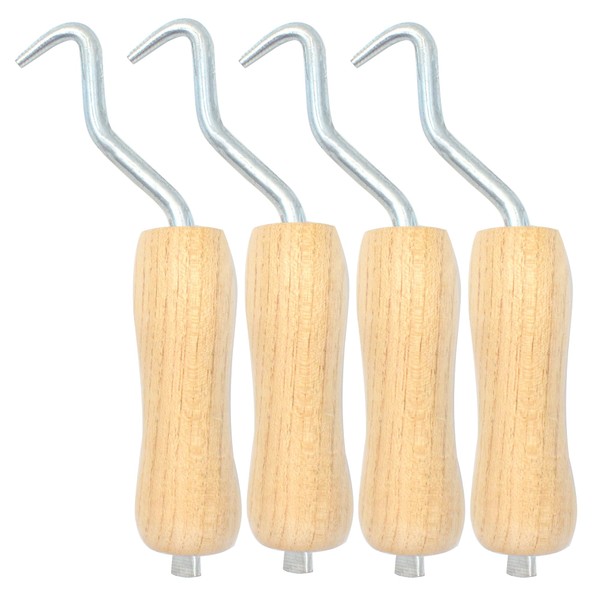 GEARLINTON Rebar Twister with Wooden Handle Concrete Iron Wire Tie