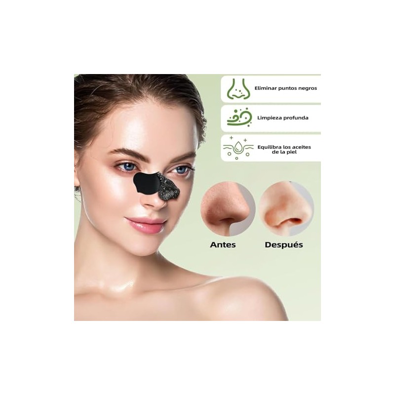 150 Tiras Elimina Puntos Negros Nariz de Carbon Activado Peel