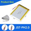 Qimoo 385677 3.7V Lipo Battery 2500mAh 3856777 Rechargeable Lithium Polymer