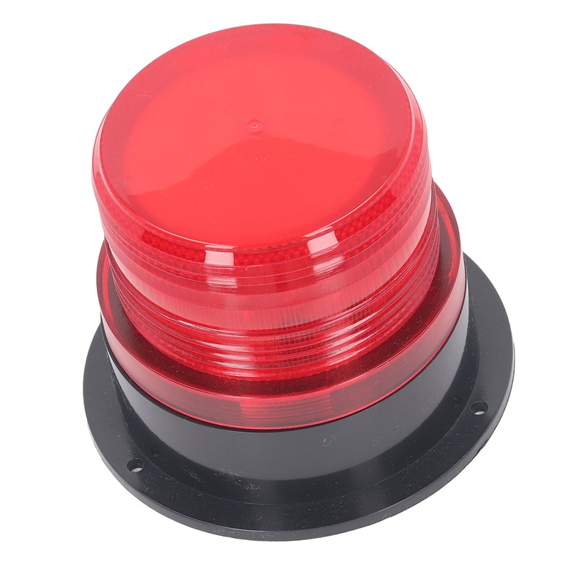 Round Red Warning Light Industrial Emergency LED Rotating Strobe Beacon