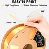 OVV3D Silk PLA Filament 1.75mm, Upgrade Gold PLA Filament 3D