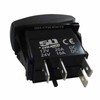 50 Caliber Racing Rocker Switch ON/Off Blue LED Backlit -