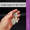 LUNEXUS Christopher Keyring 4.0 x 2.6 cm - Guardian Angel