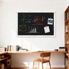 Chalk Board 36x24 Rustic Wood Framed Magnetic Blackboard for Wall