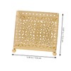 Ciieeo Elegant Metal Storage Basket Multi-Function Organizer for Makeup Cosmetics