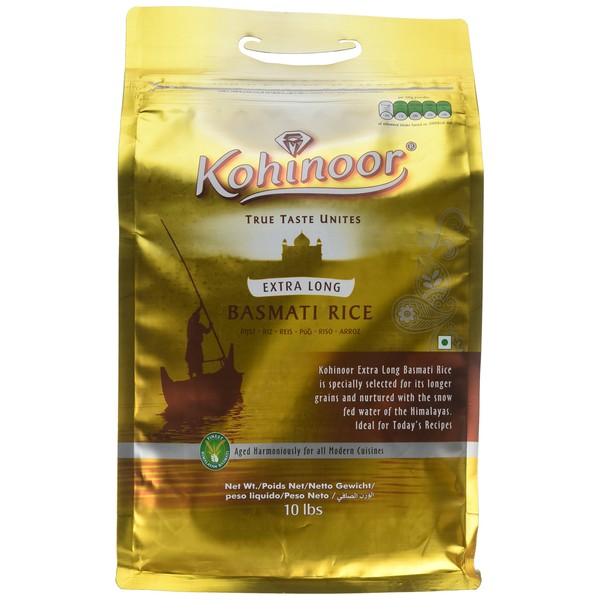 Kohinoor Gold Basmati Rice 10 Lbs