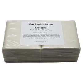 Oatmeal- 2 Lbs Melt and Pour Soap Base - Our Earth's Secrets