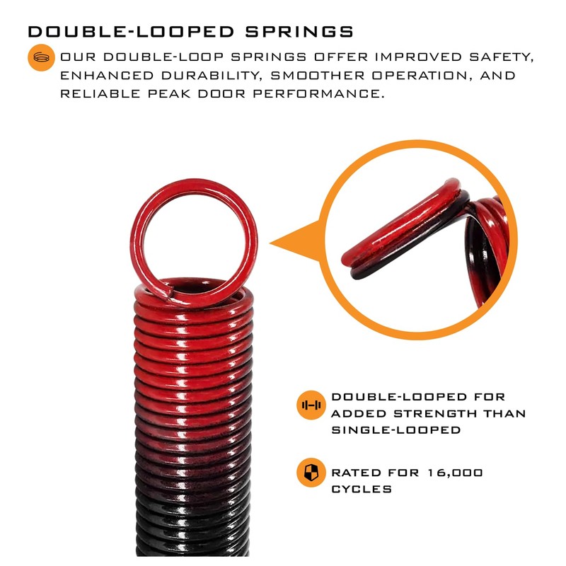 HardwareX supply Heavy Duty Electrophoresis Extension Garage Door Springs for