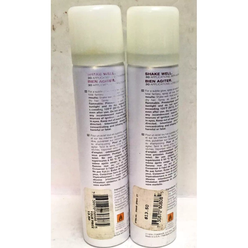 Fekkai LOT OF 2 FEKKAI SPARKLING DIAMOND SHIMMER SPRAY 2.5