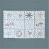 Raebel Tablecloth Table Runner Table Cloth Maritime Embroidery Wool White