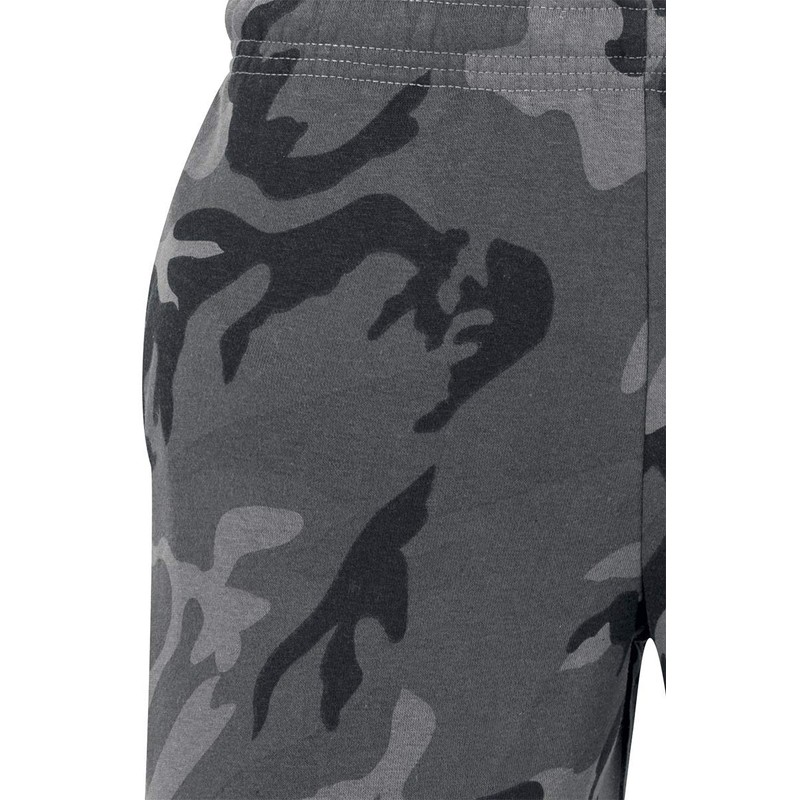 Urban Classic Men's Basic Terry Shorts, Mehrfarbig (Dark Camo 784),