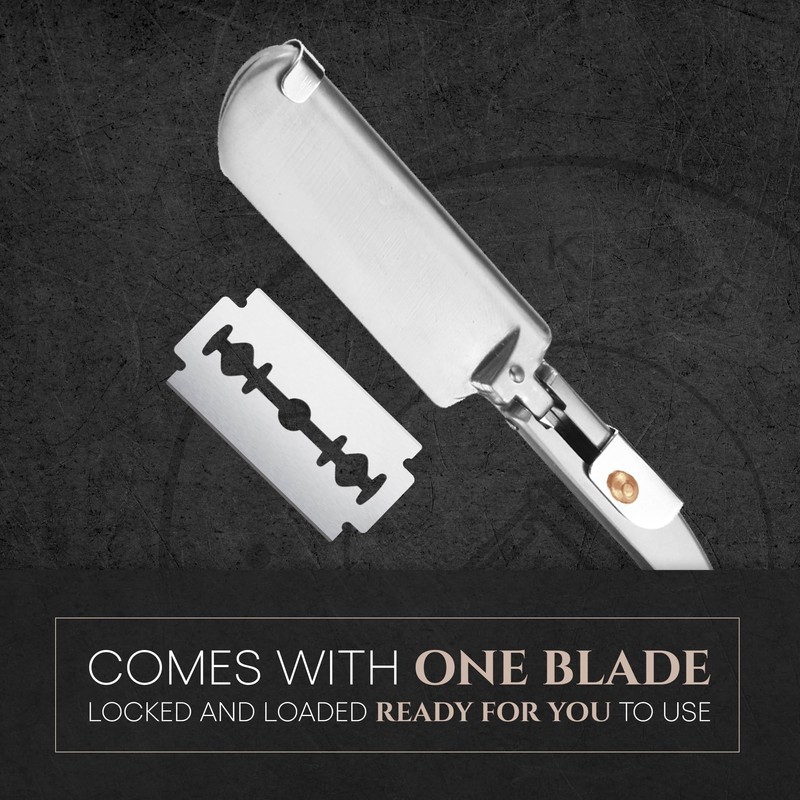 Best Shavette Straight Razor - Replaceable Blade Straight Razor, Metal