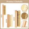 3 Pcs Wood Laundry Stain Brush Stain Remover Brushes with