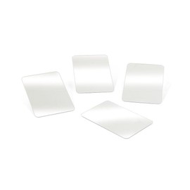 hand2mind Large Flexible Plastic Mirrors With Rounded Corners, 4 Inch x 6 Inch (Pack of 4)