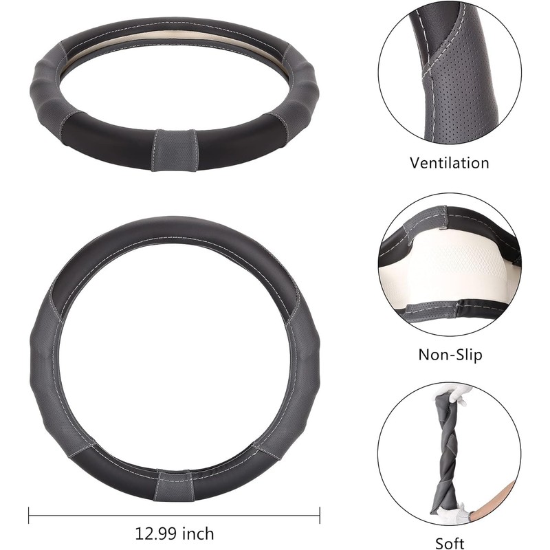 10L0L 13 Inch Golf Cart Steering Wheel Covers for EZGO