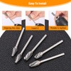 Faankiton 10PCS Tungsten Carbide Rotary Burrs, Carbide Die Grinder Bits