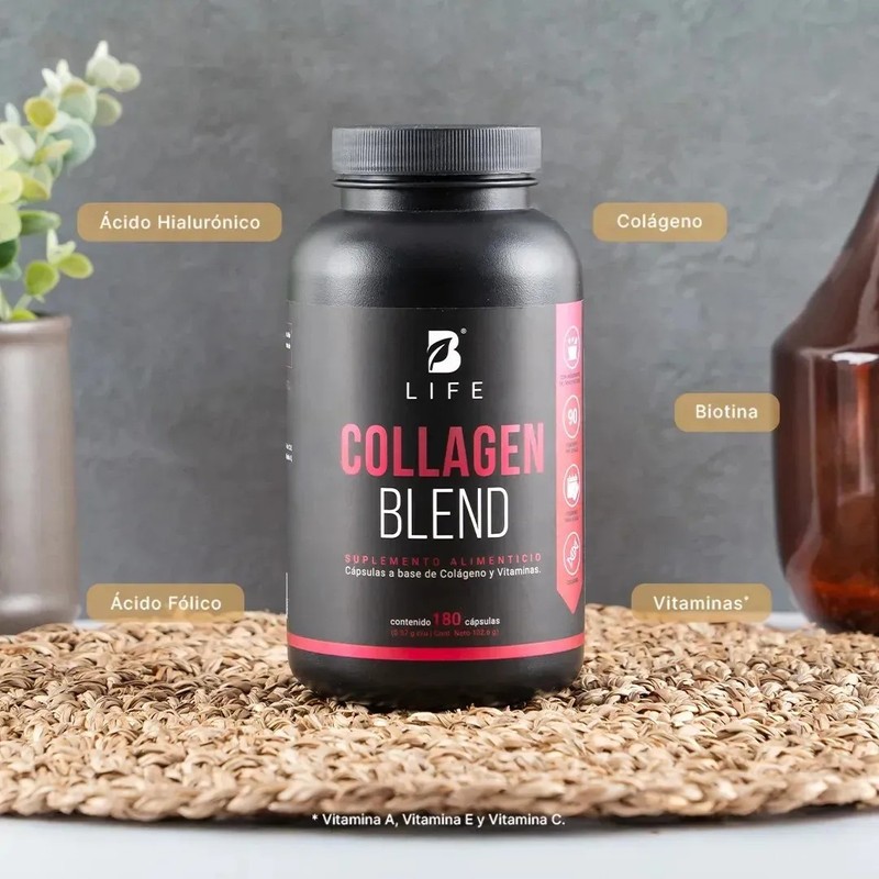 Colágeno Hidrolizado 90 Caps Collagen Blend B Life