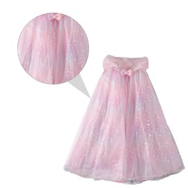 KICHOUSE Lightweight Boys and Girls Cloak Creative Cape Hood Masquerade Costume for Party Comfortable and Sturdy for Children