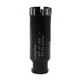 Diamond Core Drill Bits for Hard Stone Concrete Granite Marble, 1-3/8 Inch Laser Welded Diamond Hole Saw for Dry Drilling with 5/8-11 Thread (35mm), 1PC