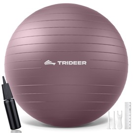 Trideer Yoga Ball for Pregnancy Office Ball Chair– Exercise Ball for Birthing, Labor, Stretching & Core Workout – Anti-Burst, Slip-Resistant for Home Gym, Flexible Seating & Physical Therapy
