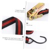 Operitacx 4Pc Heavy Duty Cargo Tie Down Straps Ratchet Straps