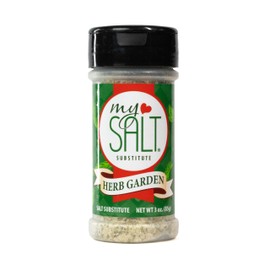 MySALT Herb Garden – Sodium-Free Herb Seasoning Blend with a Salty Taste – Clean Ingredients, No Bitterness - 3 oz Shaker