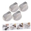CORHAD 4pcs Gas Stove Knobs Replacement for Compact Lightweight Design