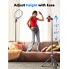 Kaiess 62" Phone Tripod & Selfie Stick, Extendable Photography Light