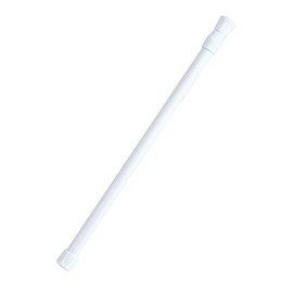 Barra de Tensión de Resorte Telescópica, 12-20 Pulgadas Barra de Ducha de Tensión Ajustable Barra Riel Extensible Cortina Duchas de Resorte Blanca para Ventana Baño Armario Cocina (1 Pc)