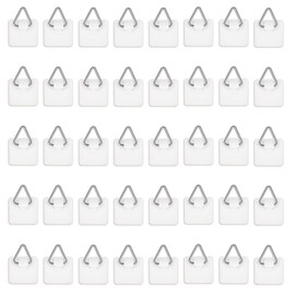 40Pcs Adhesive Picture Hangers for The Wall Plate Hangers Stick On Hooks Sticky Picture Frame Hooks for Pictures Frames Heavy Duty Pictures Hanging Hoops Without Nails