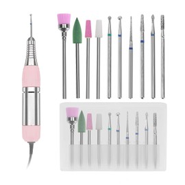 Nail Drill Bits Compatible with Makartt,10PCS Drill Bits Compatible with Makartt,3/32 Inch Removable Nail Tips Compatible with Makartt