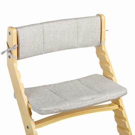 Fornel Chair Cushion for Adjustable Highhair with Backrest and Seat Cover (Grey)