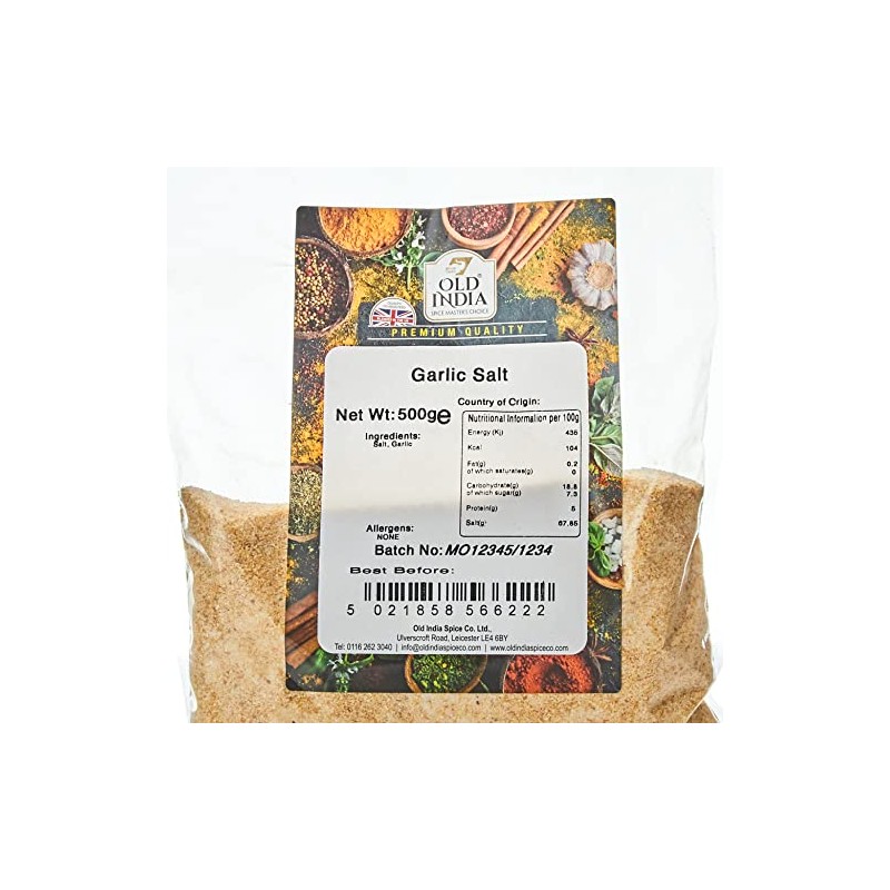 Old India Garlic Salt 500 g