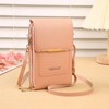 Touchscreen Phone Crossbody Bag for Women – Sequined PU Wallet
