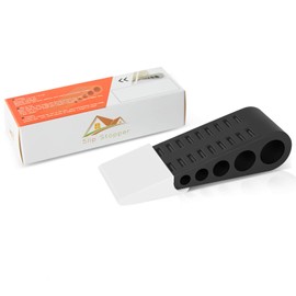 Door Stoppers, Anti-Slip Rubber Door Stop with Holder, Door Stops for Bottom of Door, Works on All Floor Types