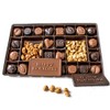 Lang's Chocolates Milk and Dark Chocolate Sampler Holiday Box 1 pound assorted chocolates