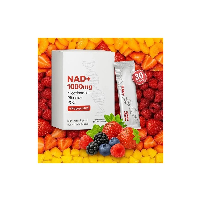 Nad 1000mg Nicotinamida Ribósido Pqq Resveratrol 30pcs