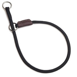 Mendota Pet Show Slip Collar - Made in The USA - Black, 16 in