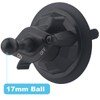 Upgraded Car Suction Cup Base with17mm Ball, Compatible with17mm Double